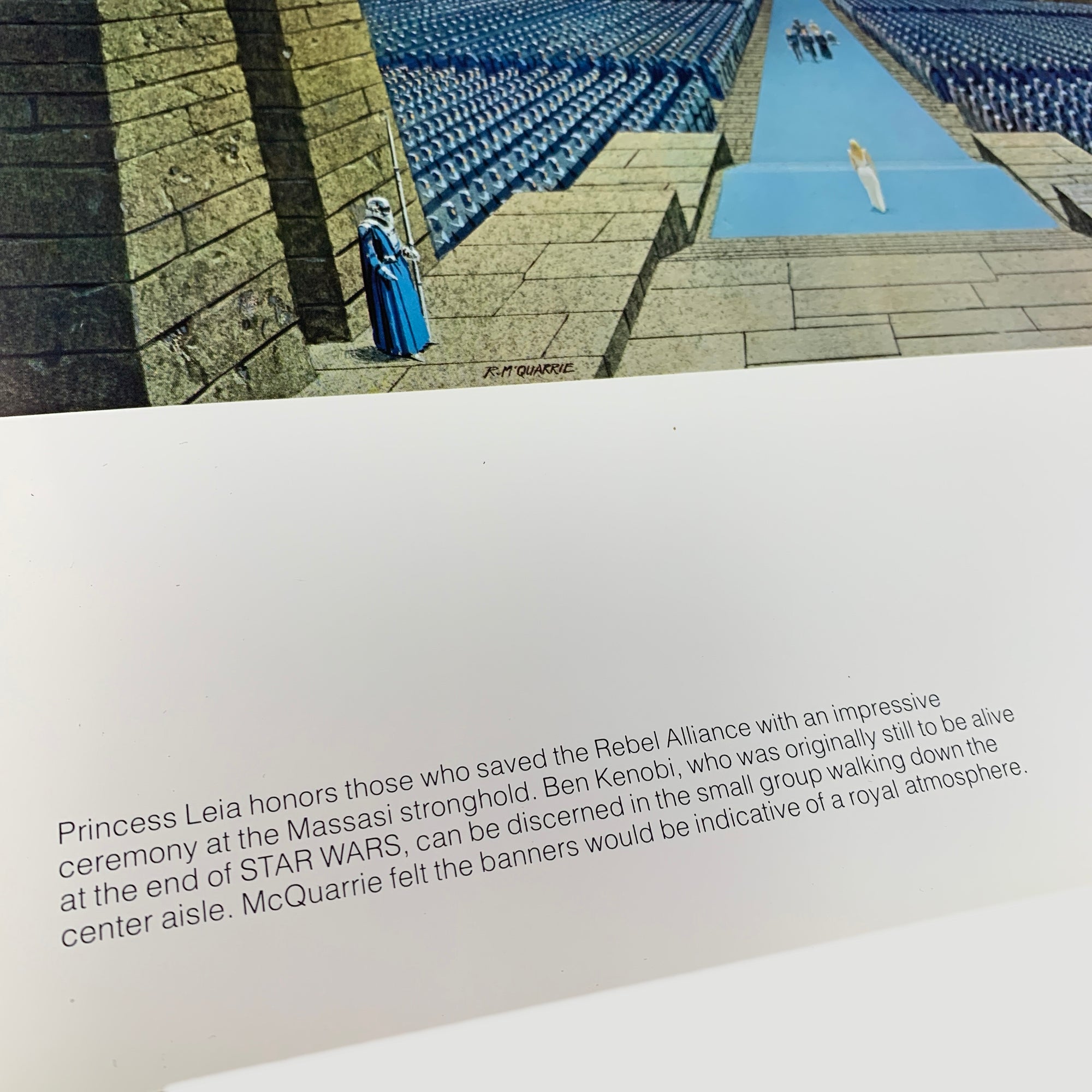 1983 Star Wars Ralph McQuarrie Closing Ceremony Print