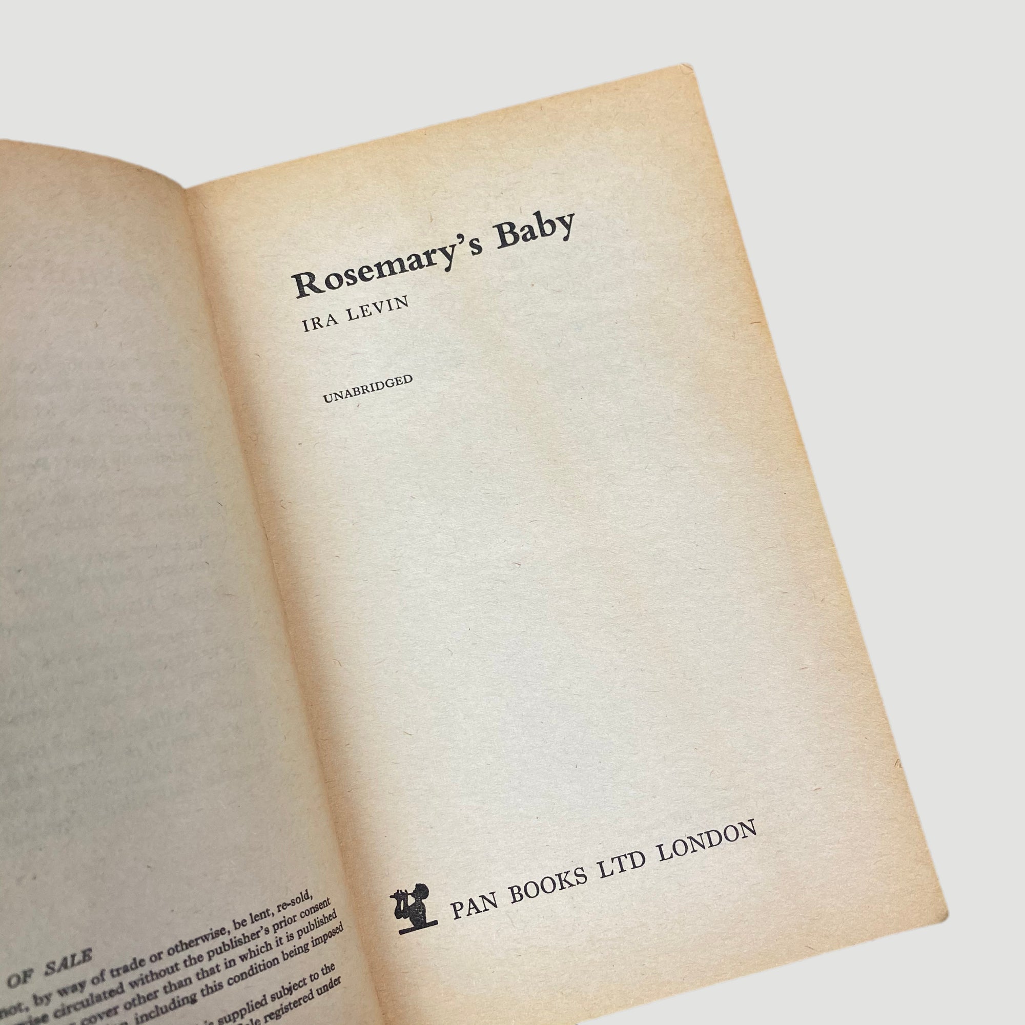 1969 Ira Levin 'Rosemary's Baby'