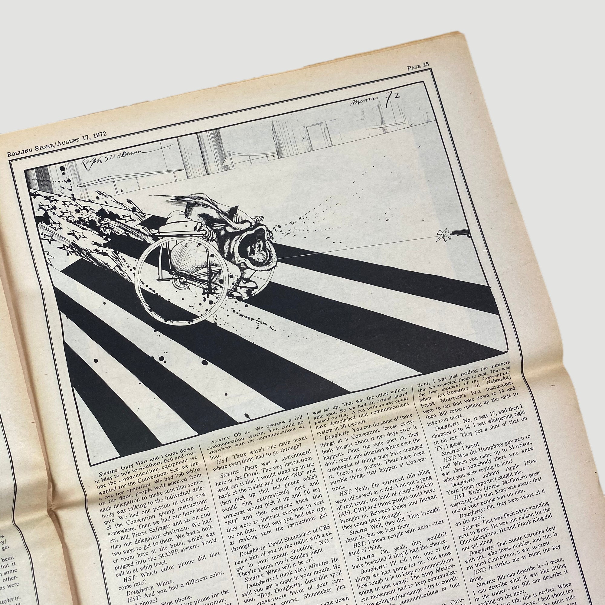 1972 Rolling Stone Magazine 'Fear & Loathing in Miami Beach'