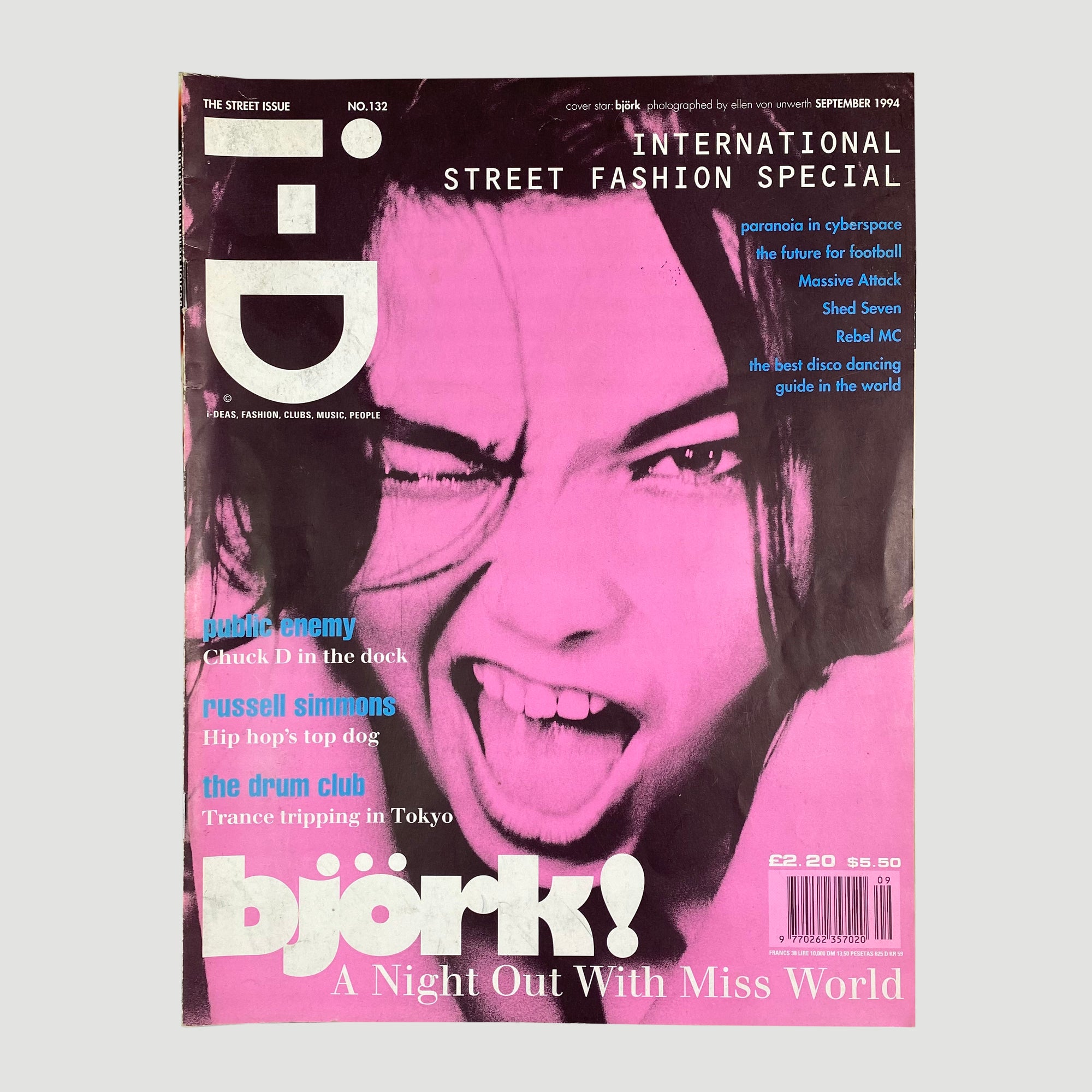September 1994 i-D Magazine Bjork Issue