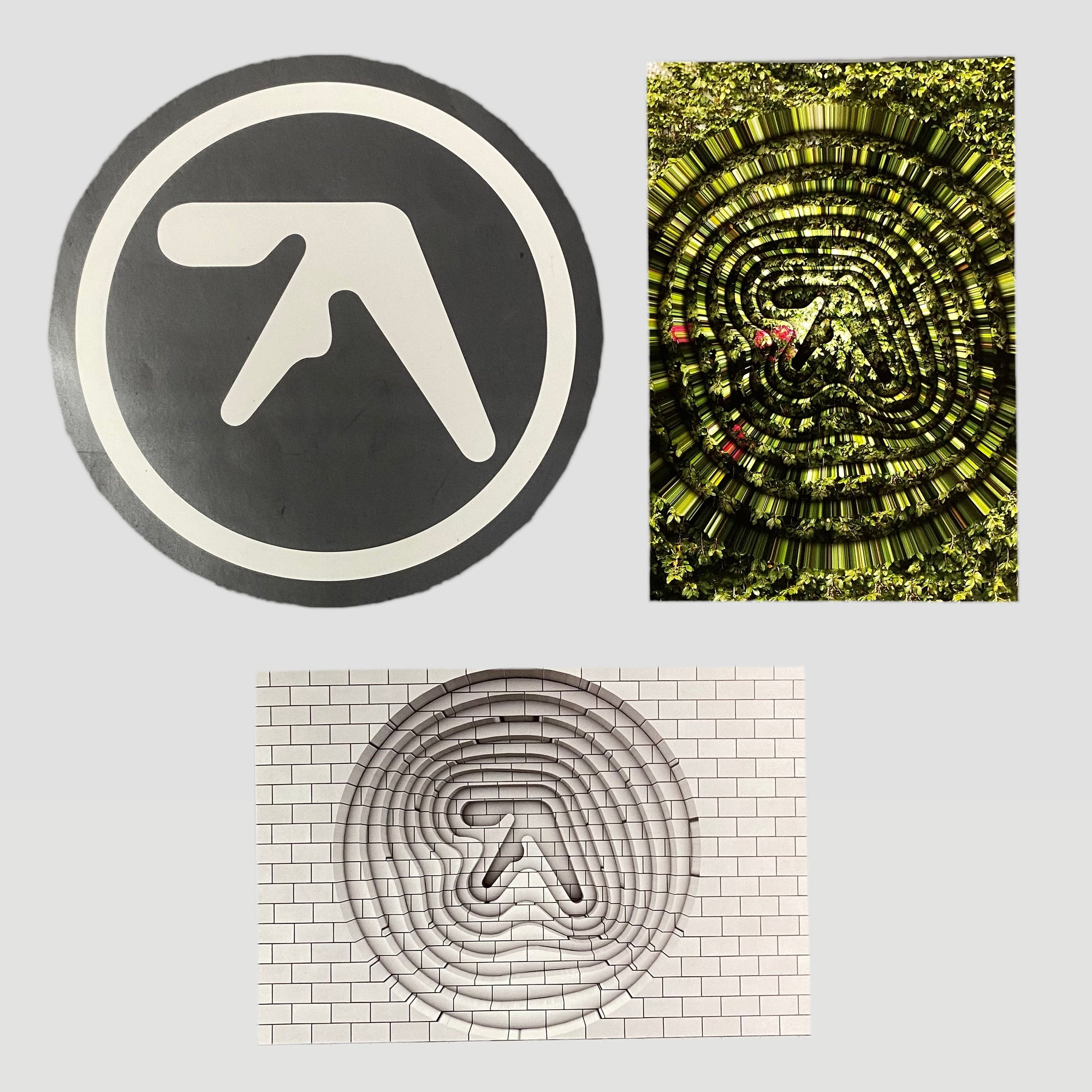 2017 Aphex Twin Collapse EP Postcard+Sticker Set