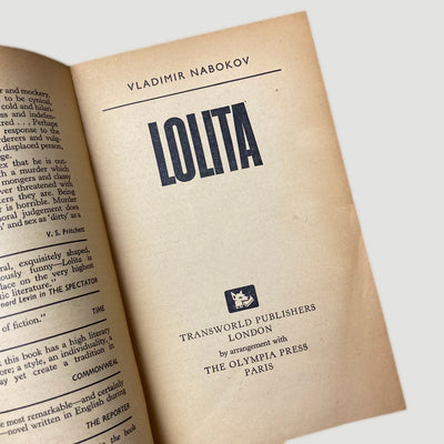1962 Vladimir Nabokov ‘Lolita’
