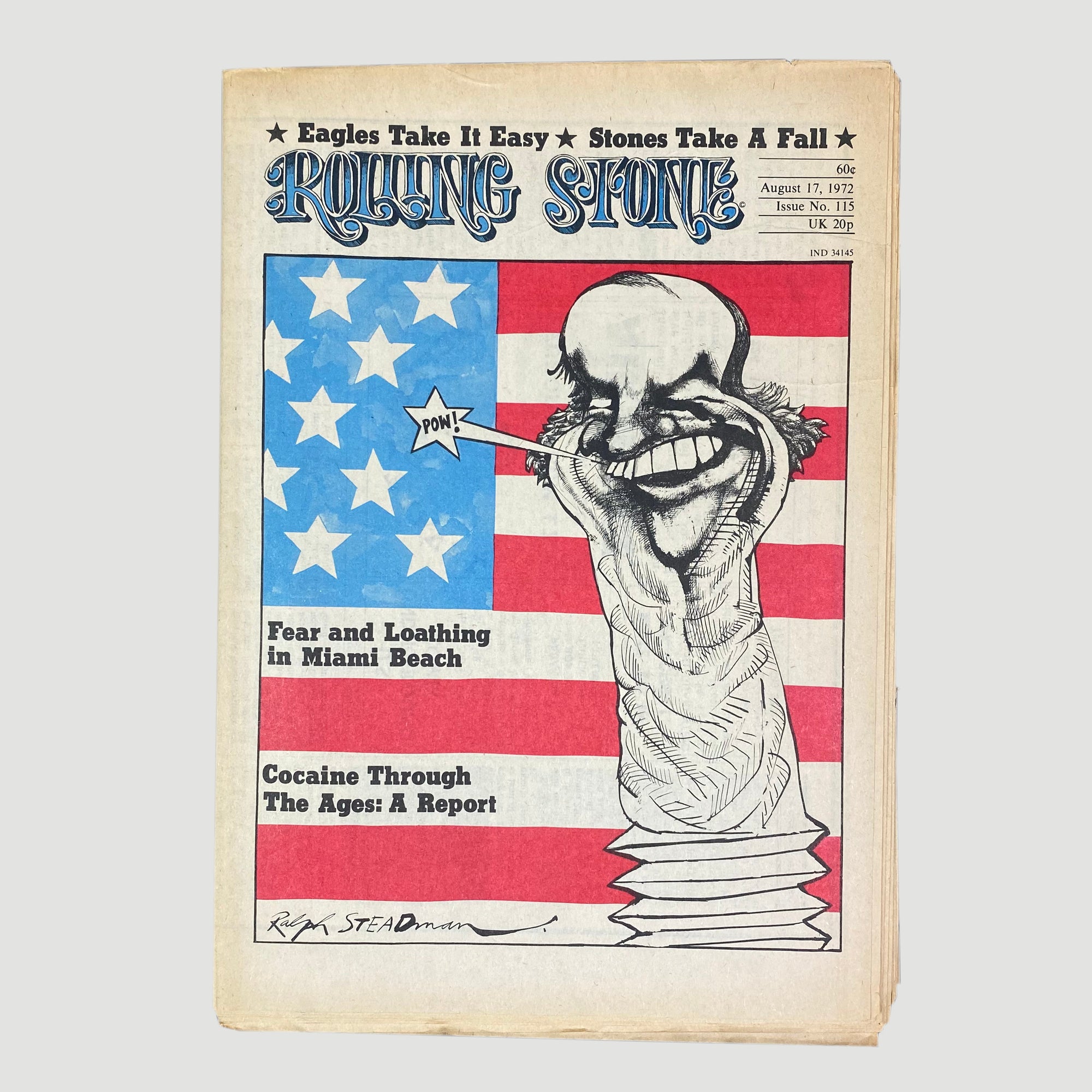 1972 Rolling Stone Magazine 'Fear & Loathing in Miami Beach'