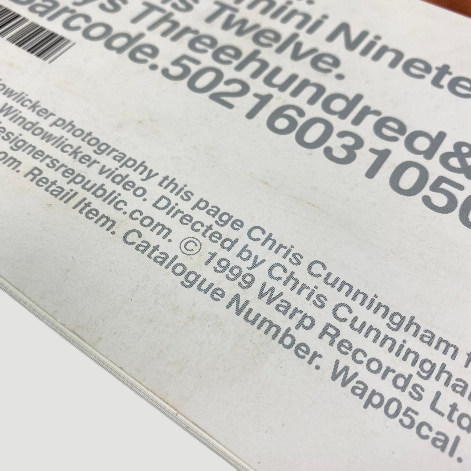 1998 Aphex Twin 'Windowlicker' Calendar