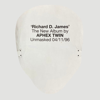 1996 Aphex Twin 'Richard D. James' LP Promo Mask