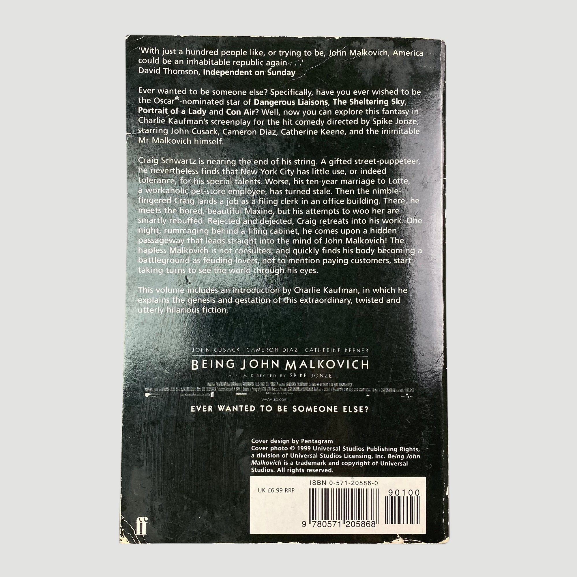 2000 Being John Malkovich Screenplay