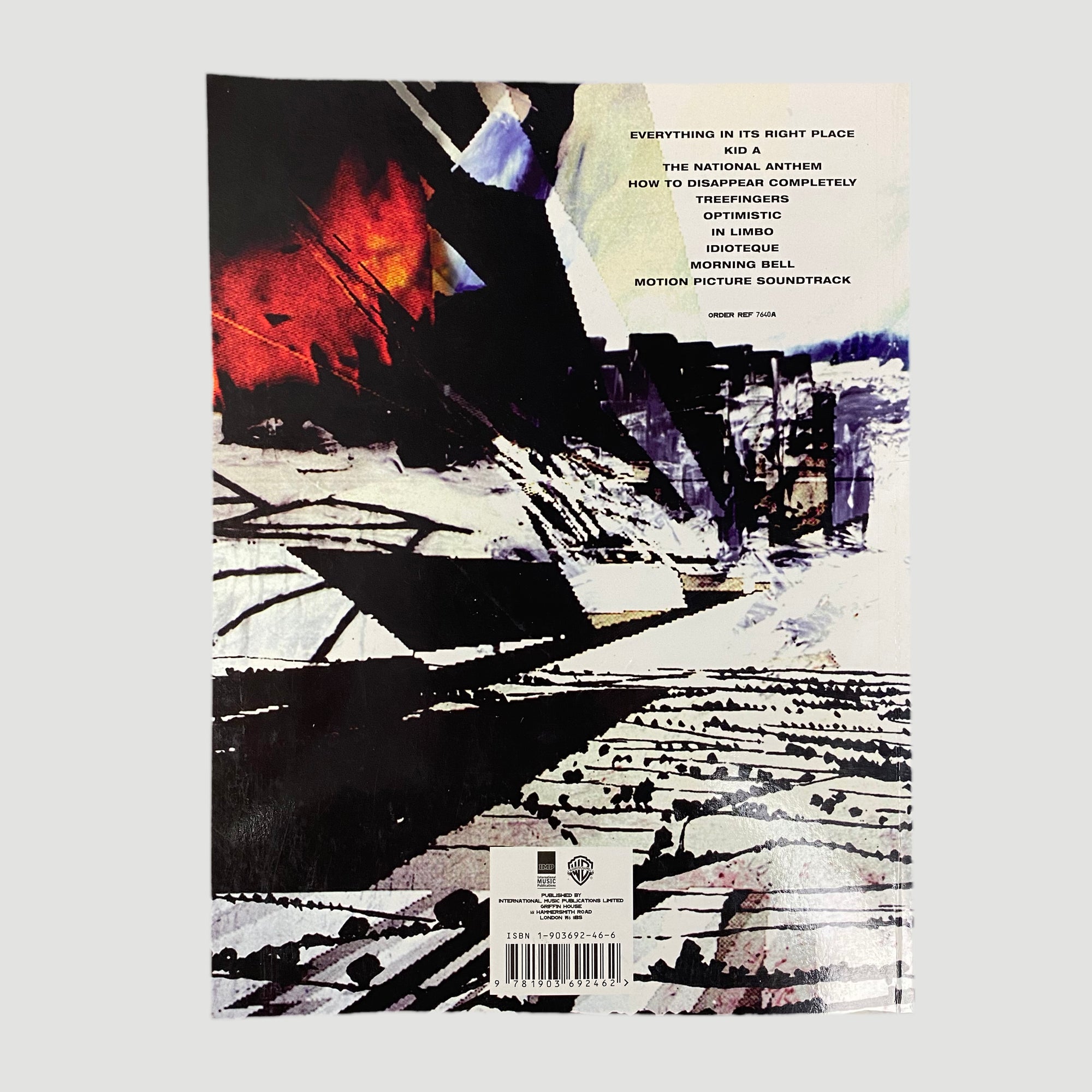 2000 Radiohead KID A Songbook