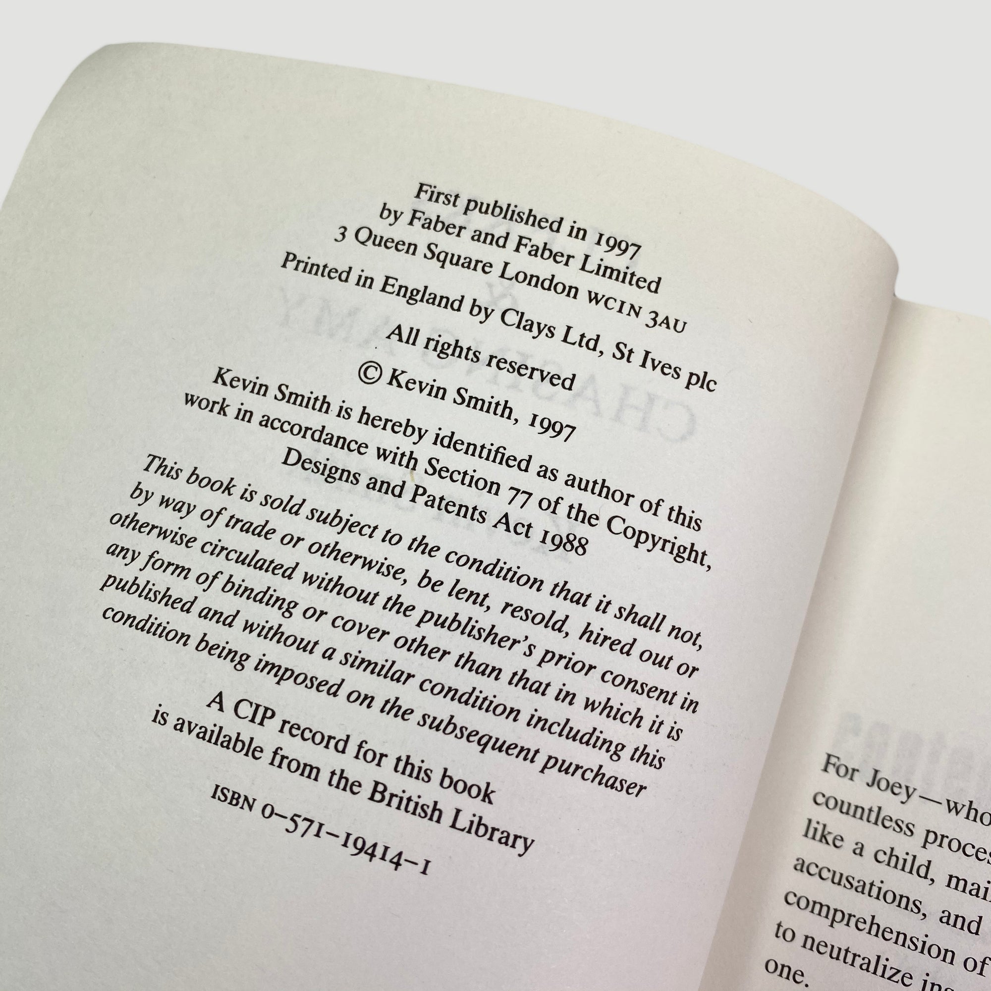 1997 Clerks and Chasing Amy screenplay