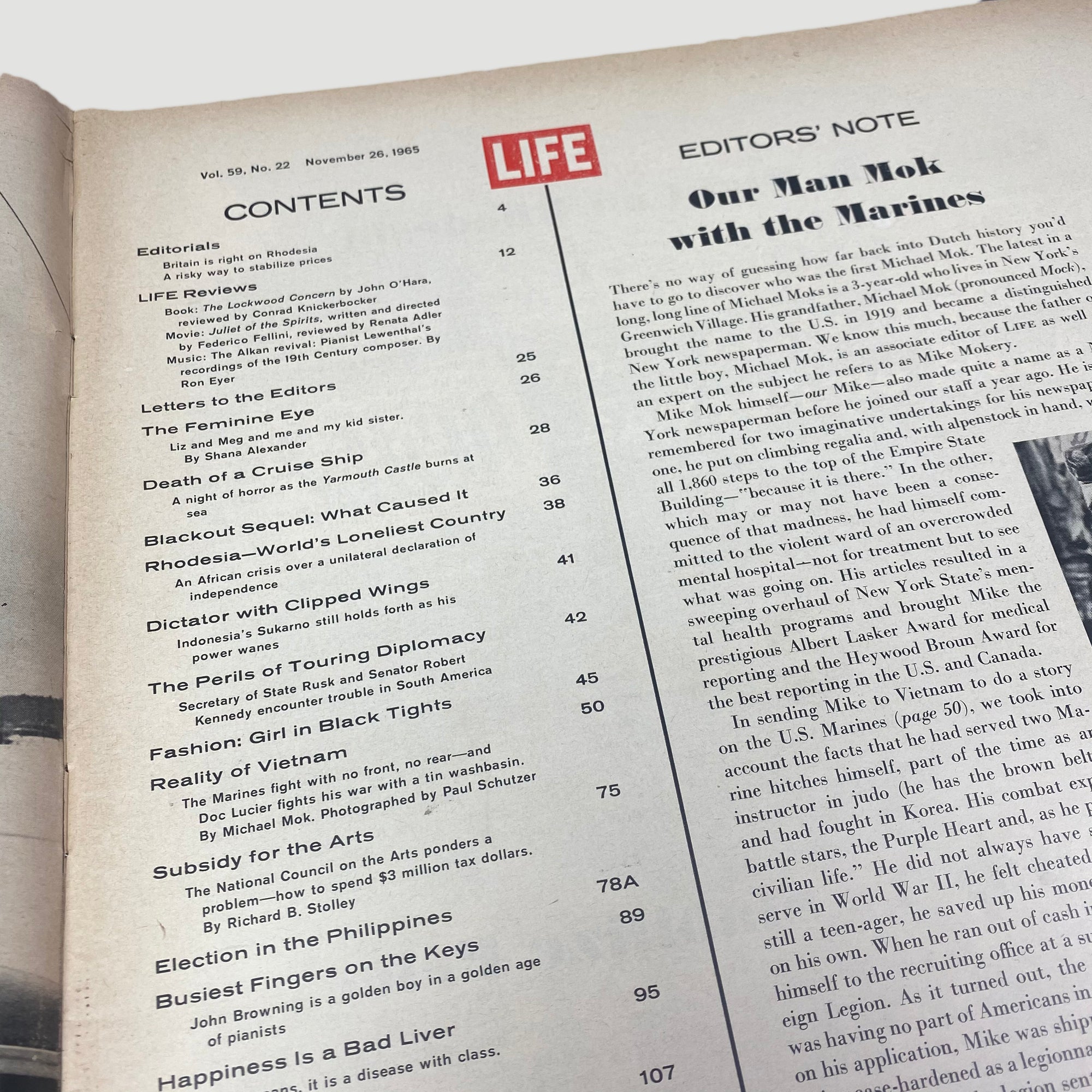 1965 LIFE Magazine Vietnam War Issue