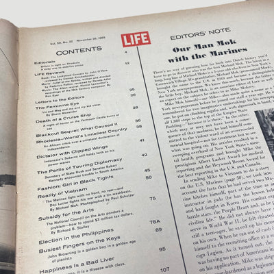 1965 LIFE Magazine Vietnam War Issue
