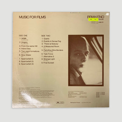1978 Brian Eno 'Music For Films' LP