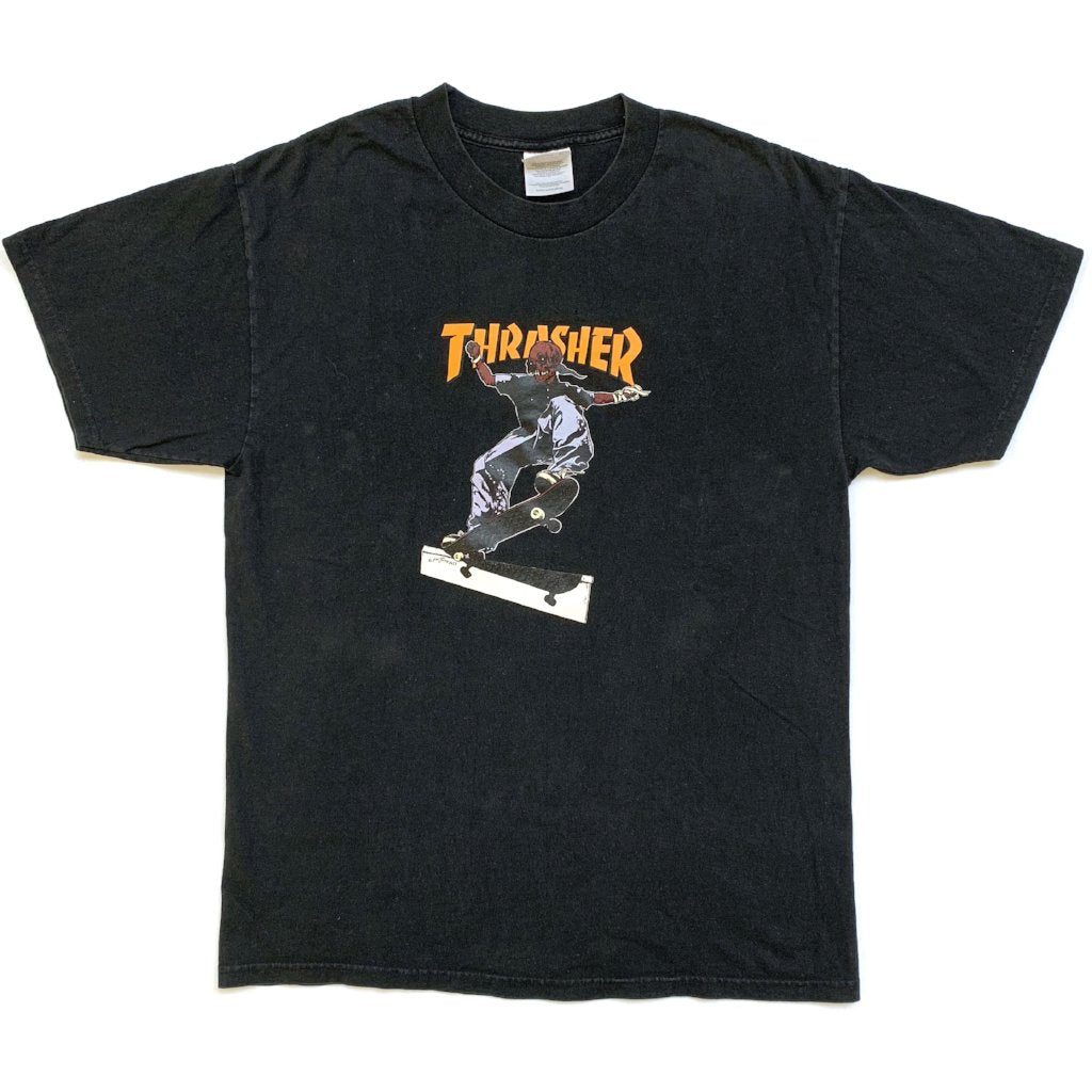 90s Thrasher Tシャツ パスヘッド USA製 90s THRASHER 