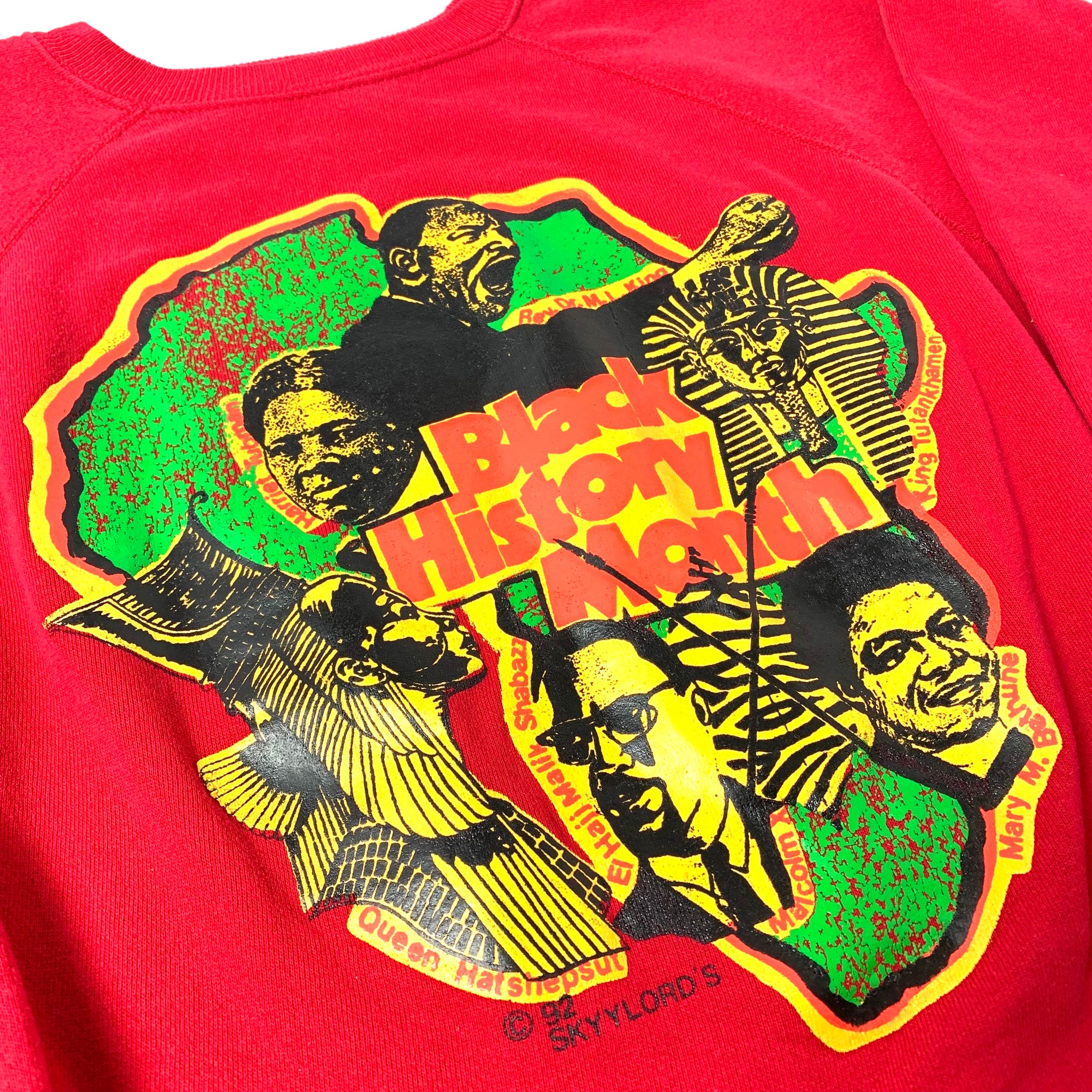 1992 Black History Month Red Sweatshirt