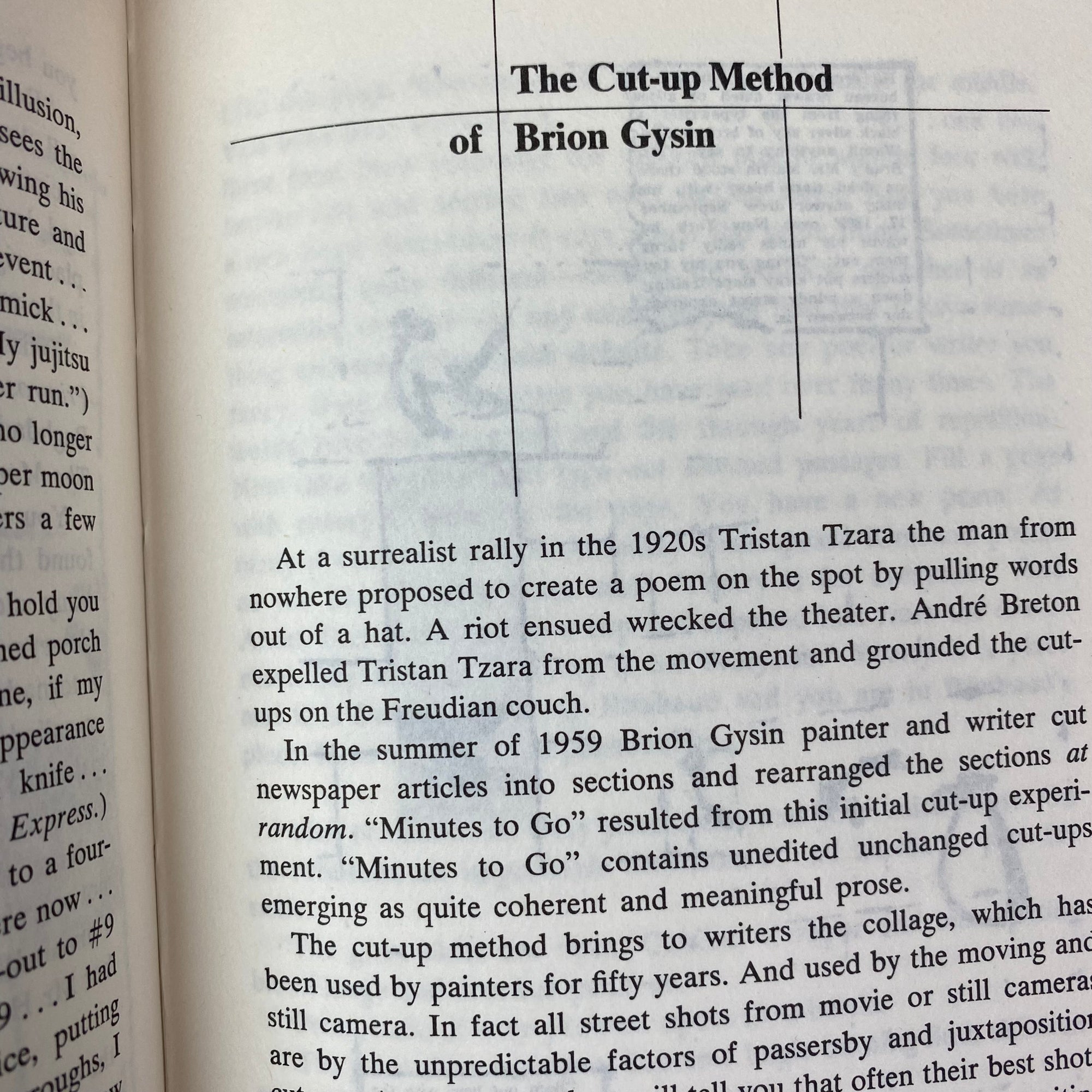 1979 William Burroughs & Brion Gysin 'The Third Mind' UK 1st Edition