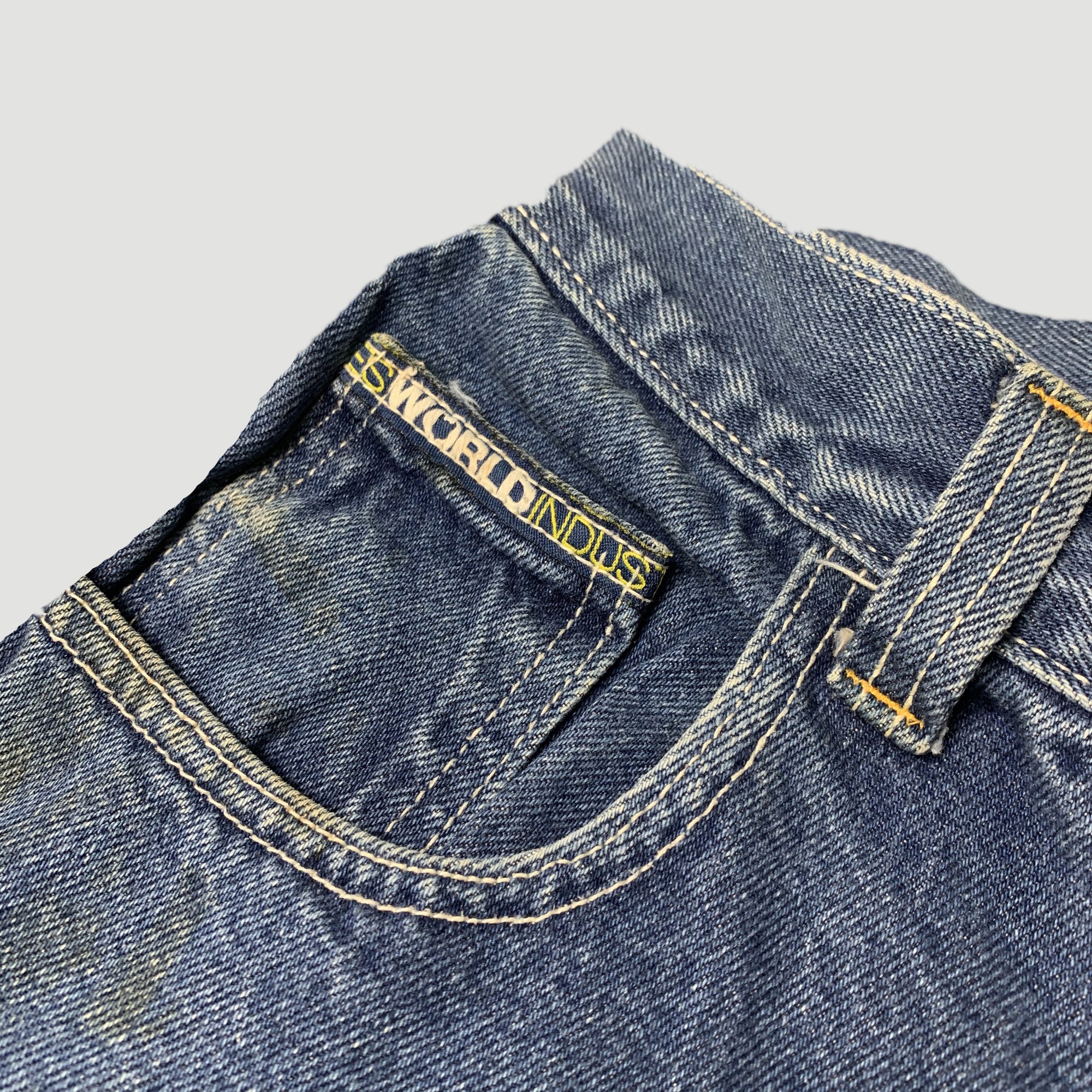 90's World Industries Denim Skate Shorts