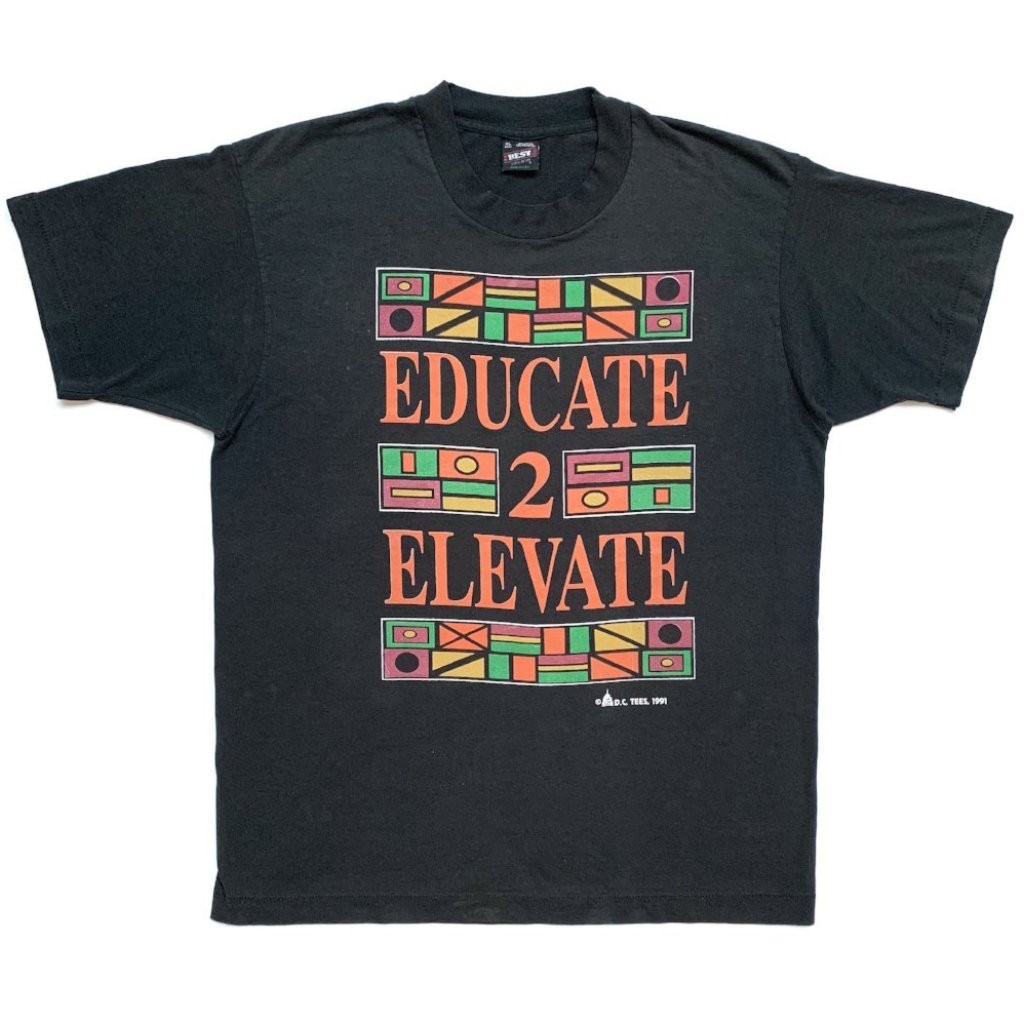 1991 Educate to Elevate Graphic T-Shirt