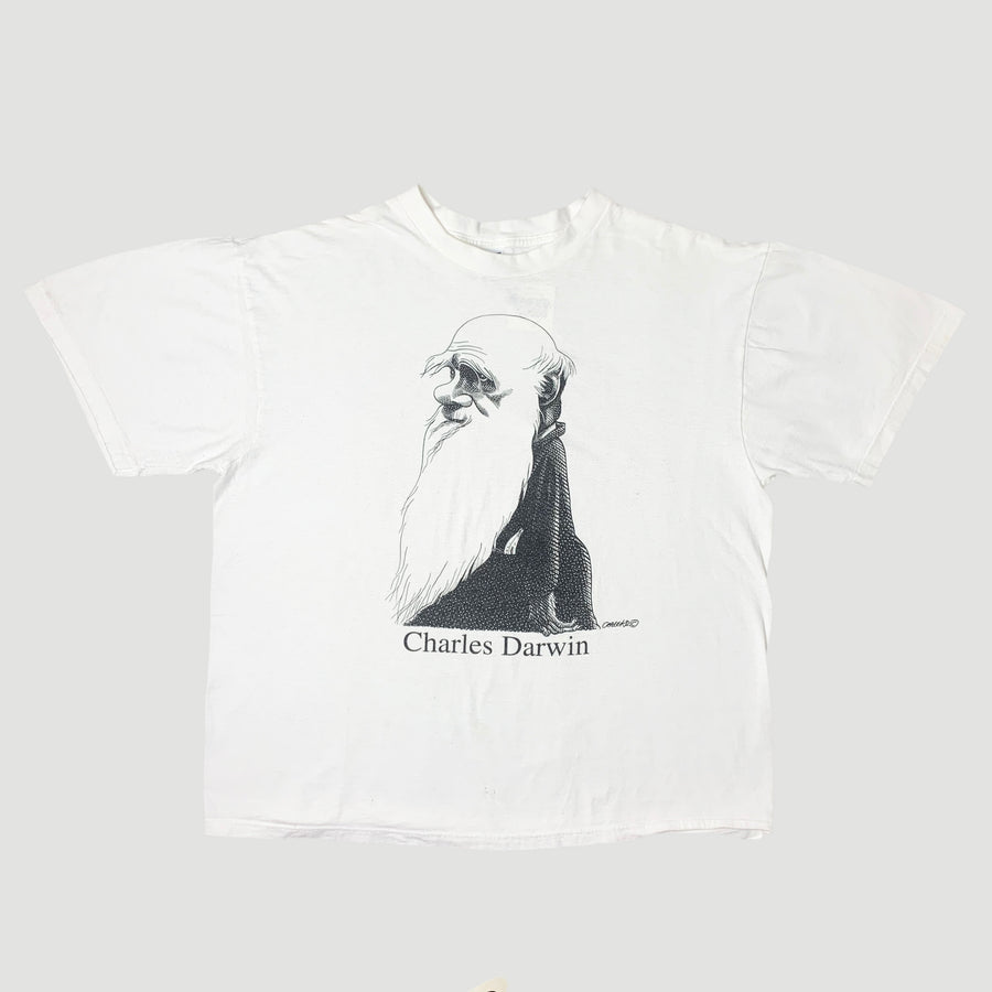 Early 90’s Charles Darwin Largely Literary T-Shirt
