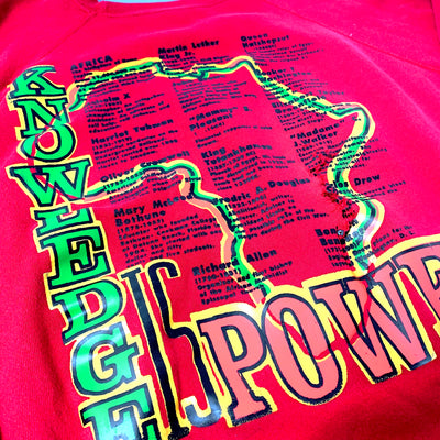 1992 Black History Month Red Sweatshirt