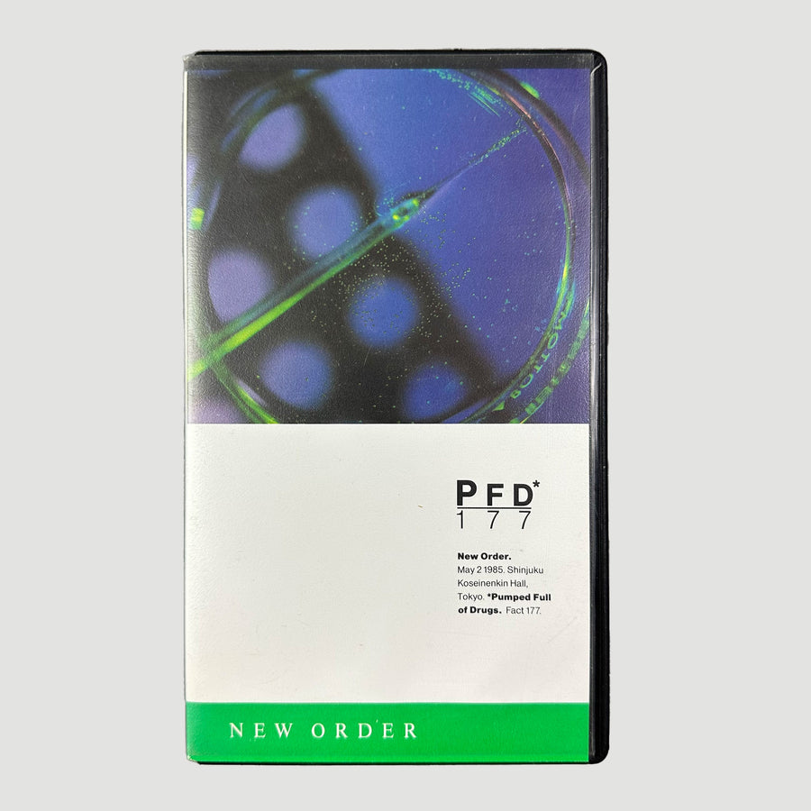 1986 New Order PFD (Pumped Full of Drugs) Live VHS
