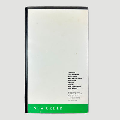 1986 New Order PFD (Pumped Full of Drugs) Live VHS