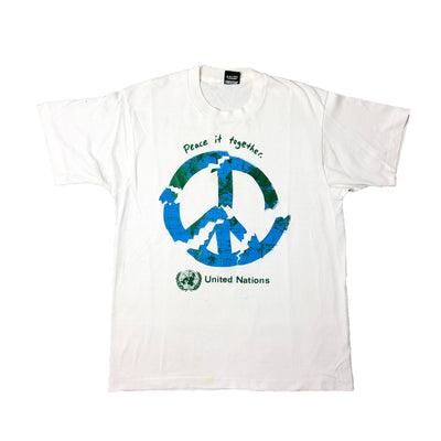 Late 80's United Nations Peace It Together T-Shirt