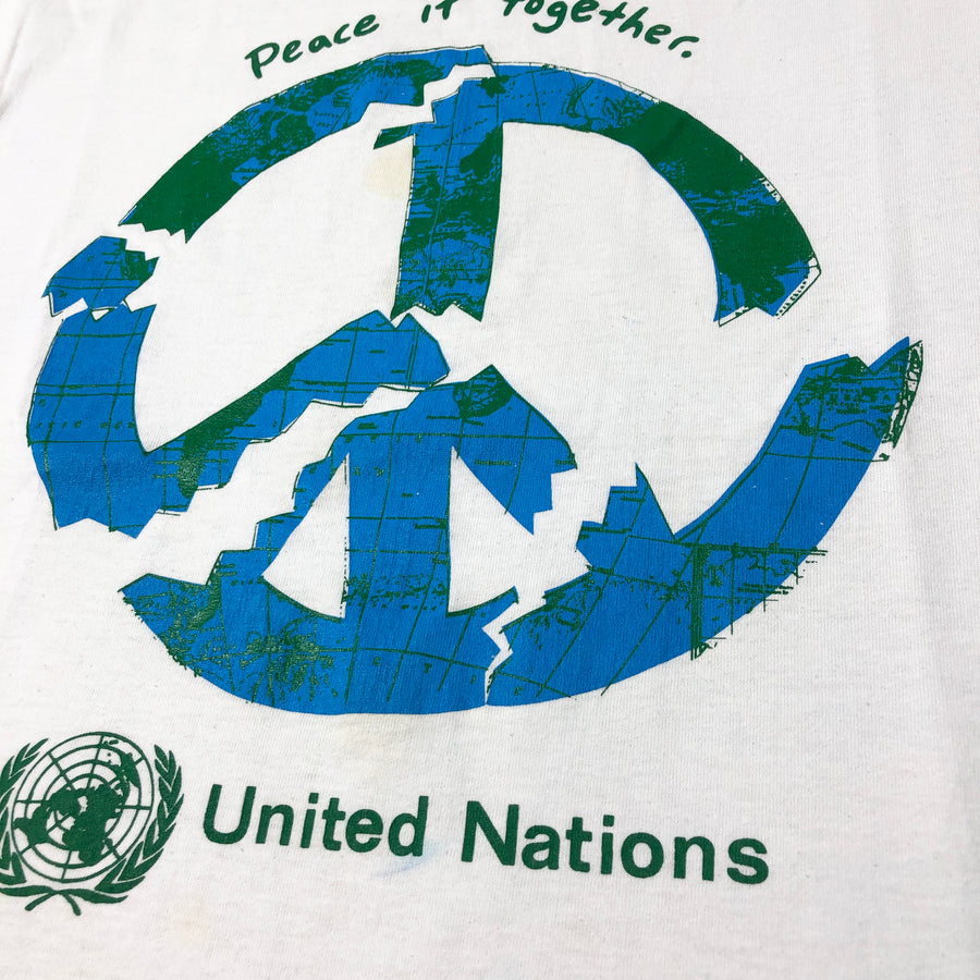 Late 80's United Nations Peace It Together T-Shirt