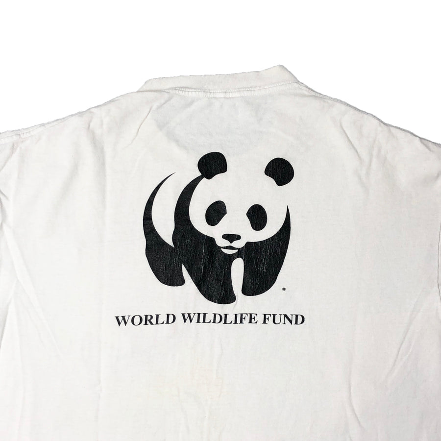 Early 90's WWF Saving Life on Earth Pocket T-Shirt